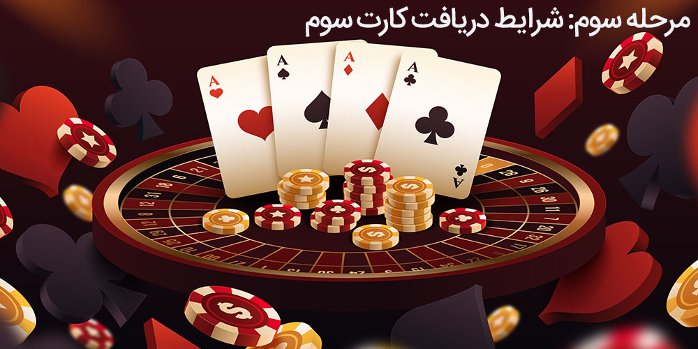مرحله سوم: شرایط دریافت کارت سوم